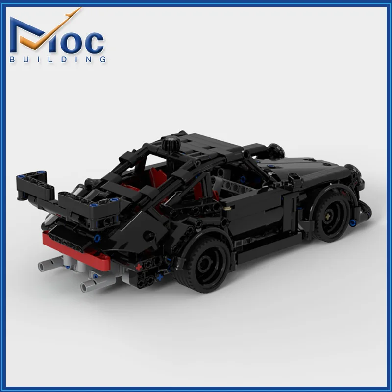 MOC Baustein 90er Jahre Berühmtes Supersportwagenmodell DIY Technologie Ziegel Zusammengebautes Rennspielzeug Kreative Weihnachtsgeschenke Image