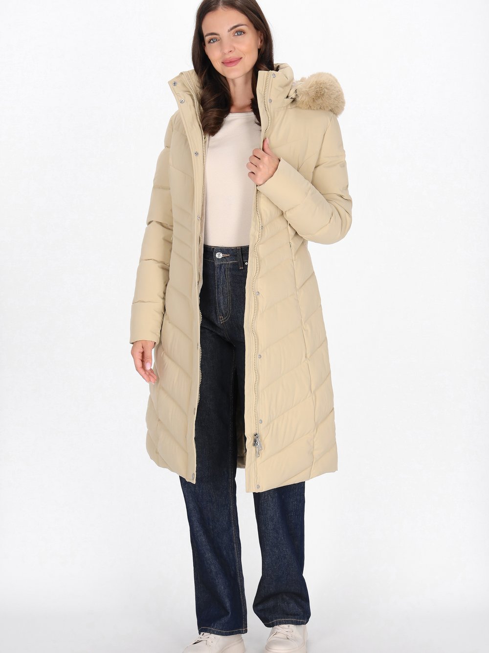 Usha Mantel Damen beige, XL Image