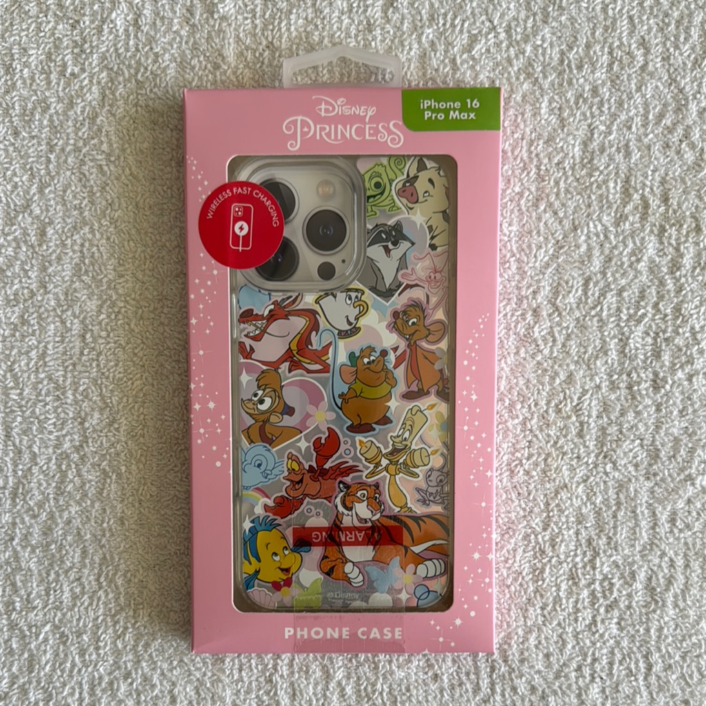 Disney Cell Phones & Accessories | Disney Princess Iphone 16 Pro Max Phone Case Cover | Color: Pink | Size: Iphone 16 Pro Max