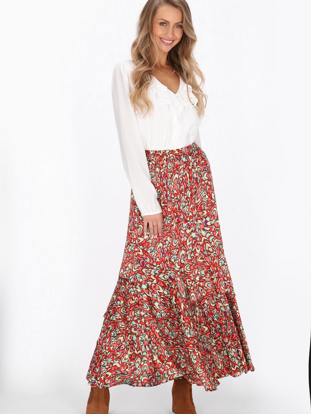 IZIA Rock Damen rot, L