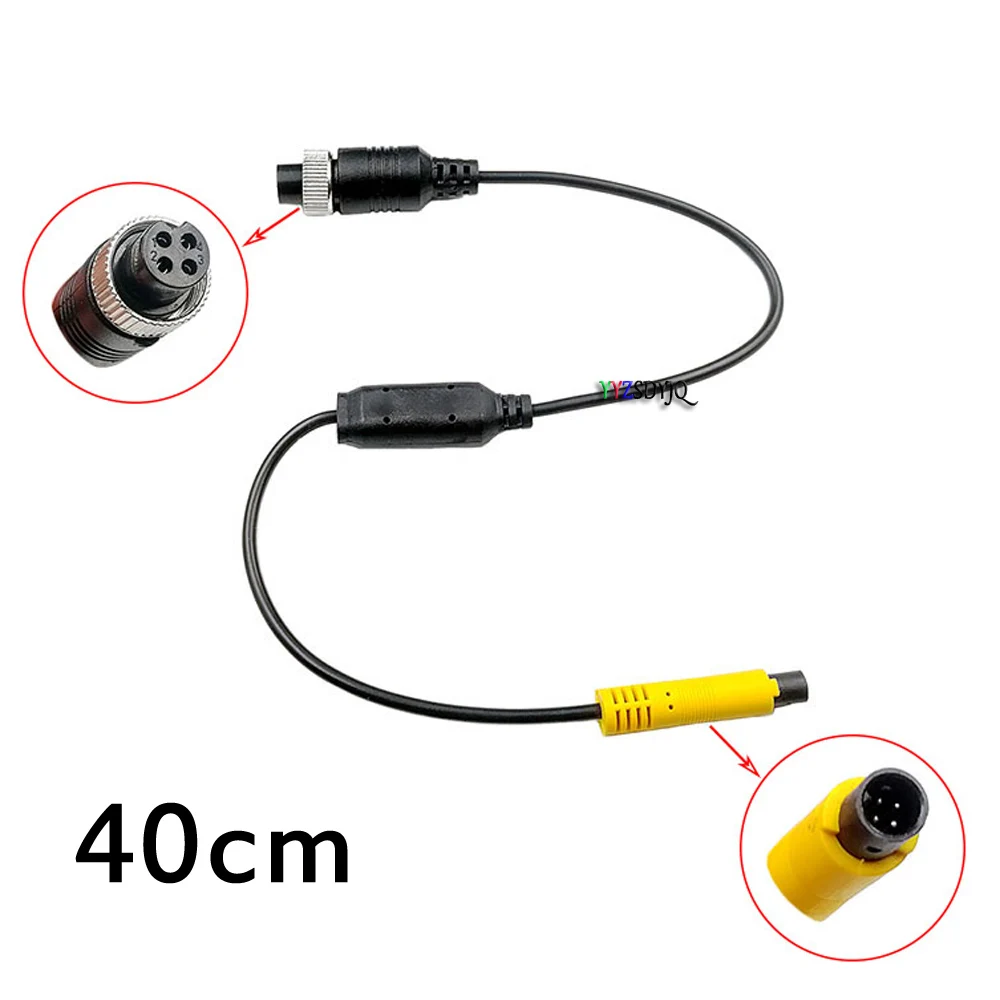 AHD Auto Video Kabel 4PIN Für Auto Rückansicht Kamera Luftfahrt Kopf, um Auto Monitor DVD Parkplatz unterstützung