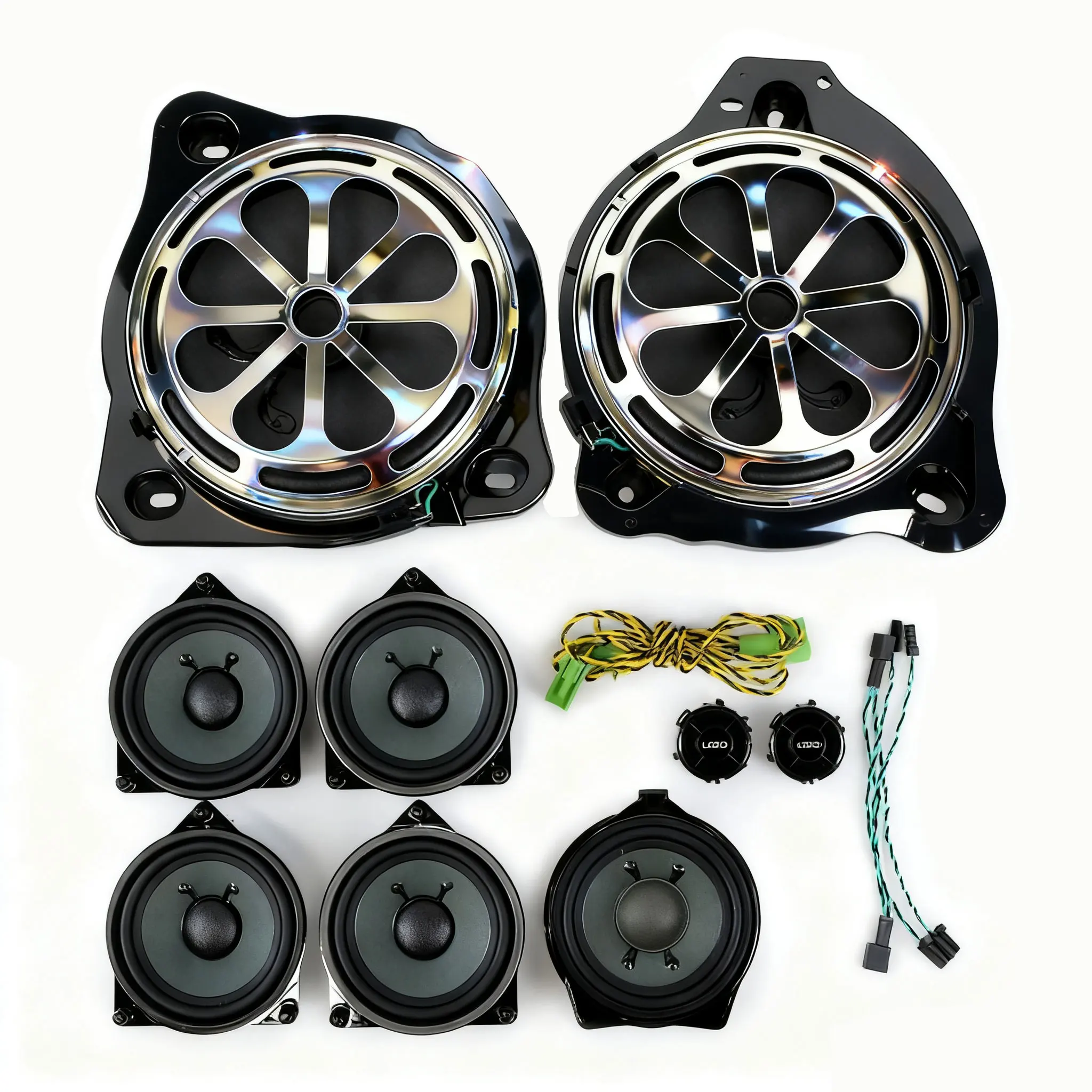 Auto-Subwoofer-Lautsprecher für Benz C W205 GLC X253 E W213-Serie, hochwertiger Hochtöner, Basshorn, Audio-Mitteltöner, Auto-Nachrüstung Image