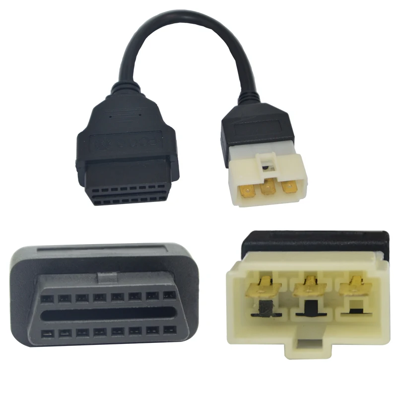 FCAR OBD-Kabelanschluss HITACHI-6 des Autodiagnosescanners, geeignet für 24 V Dieselfahrzeuge, Adapter, Reparaturzubehör Image