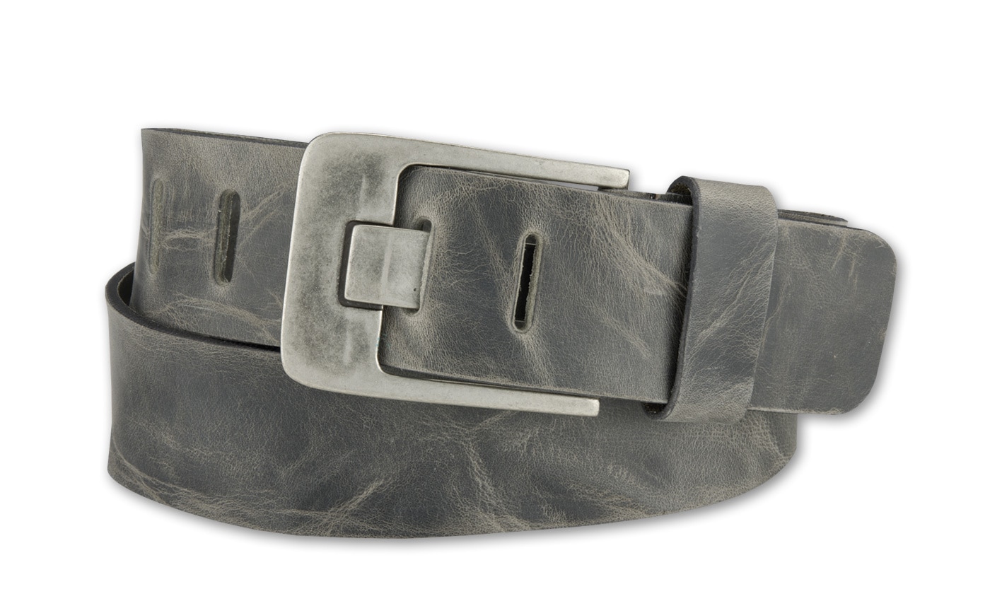 Ledergürtel BERND GÖTZ "Ledergürtel mit extrabreitem Powerlook", Herren, Gr. 95, taupe, Rindsleder, Gürtel Ledergürtel Image