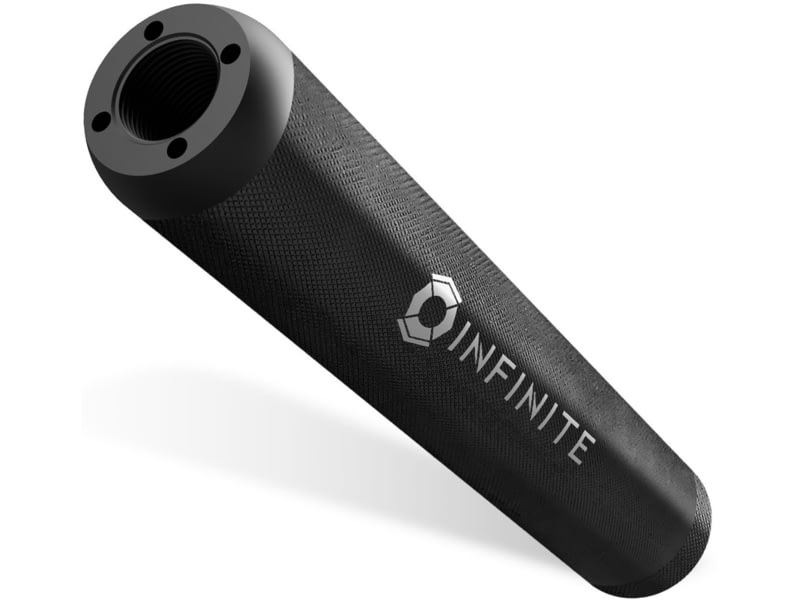 USED Infinite Product Solutions 10in Redirect Compensator w/Storage Cap Black Anodize Knurled SRS-10IN-BAK-CR