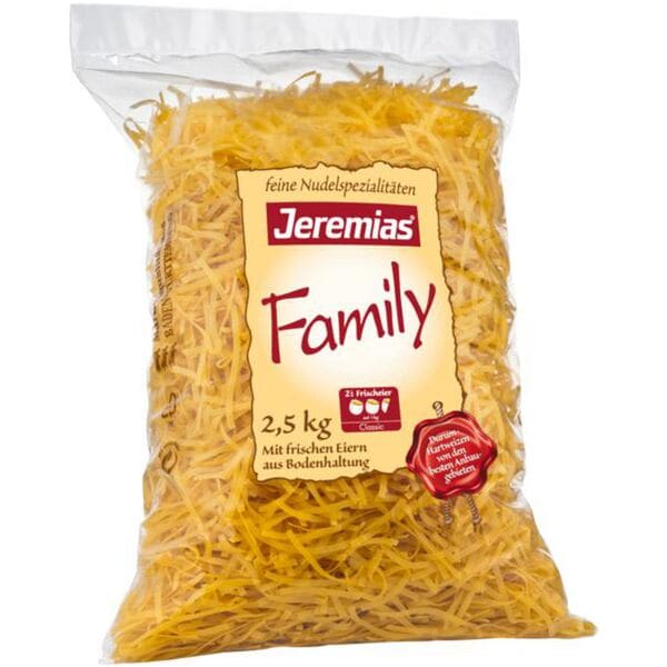 Jeremias Pasta »Family Bandnudeln 4 mm« 2,5 kg Image