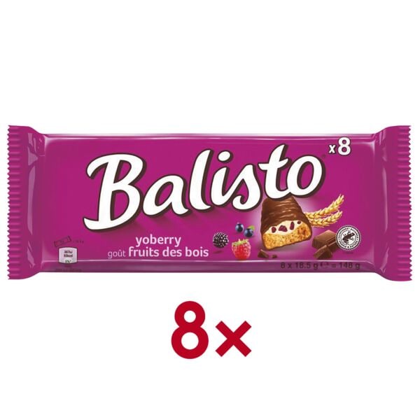 Balisto 8er-Pack Schokoriegel »Yoberry« 148 g Image