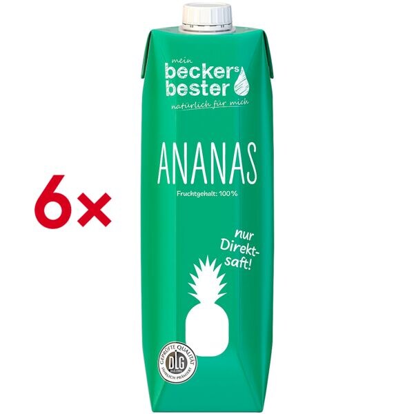 OTTO Office Saft »Ananas Direktsaft« 1,0 L 6 Stück Image