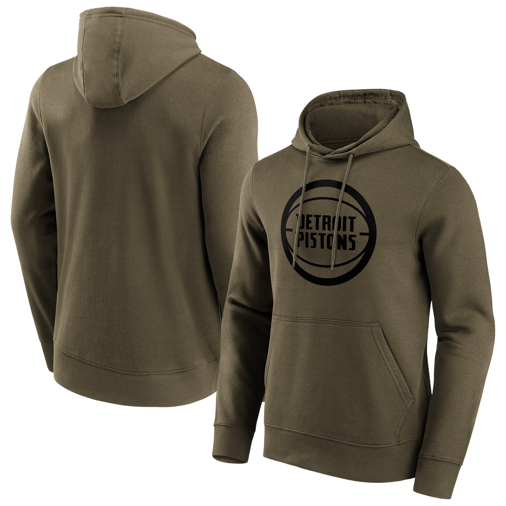 Detroit Pistons Fanatics Branded Fashion Preferred Logo Hoodie - Herren Image