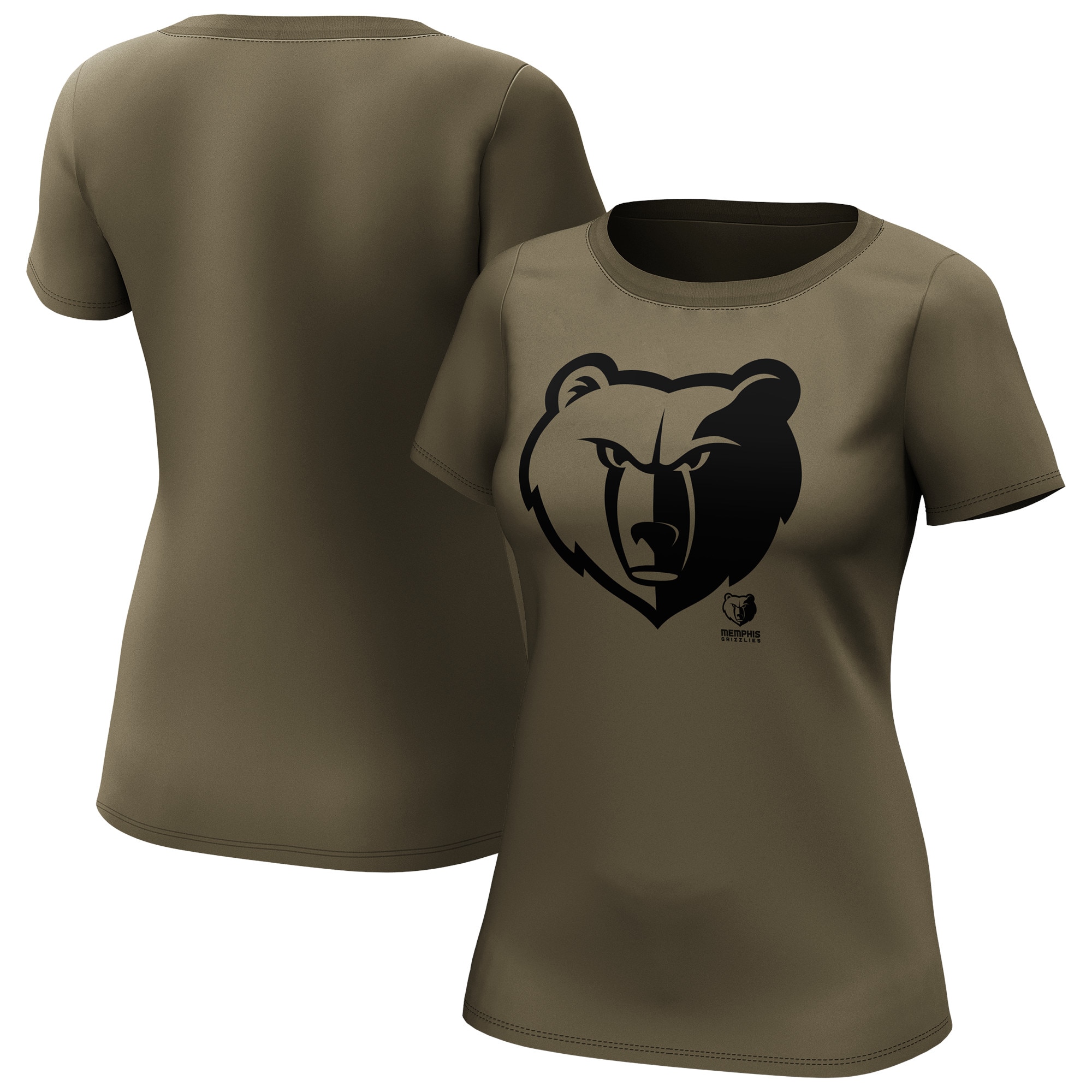 Memphis Grizzlies Fanatics Branded Fashion Preferred Logo T-Shirt - Damen Image