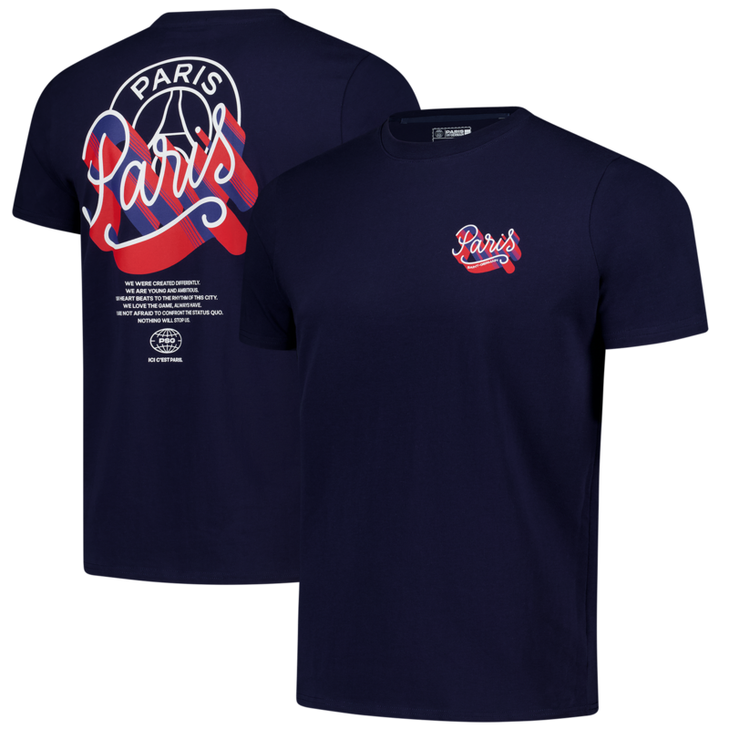 Paris Saint-Germain Mainstream Backprint Paris T-Shirt - Blau Image