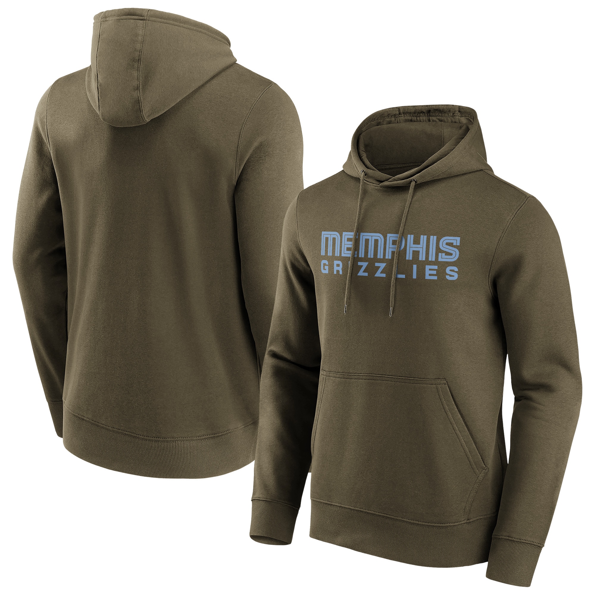 Memphis Grizzlies Fanatics Branded Fashion Color Wordmark Hoodie - Herren Image