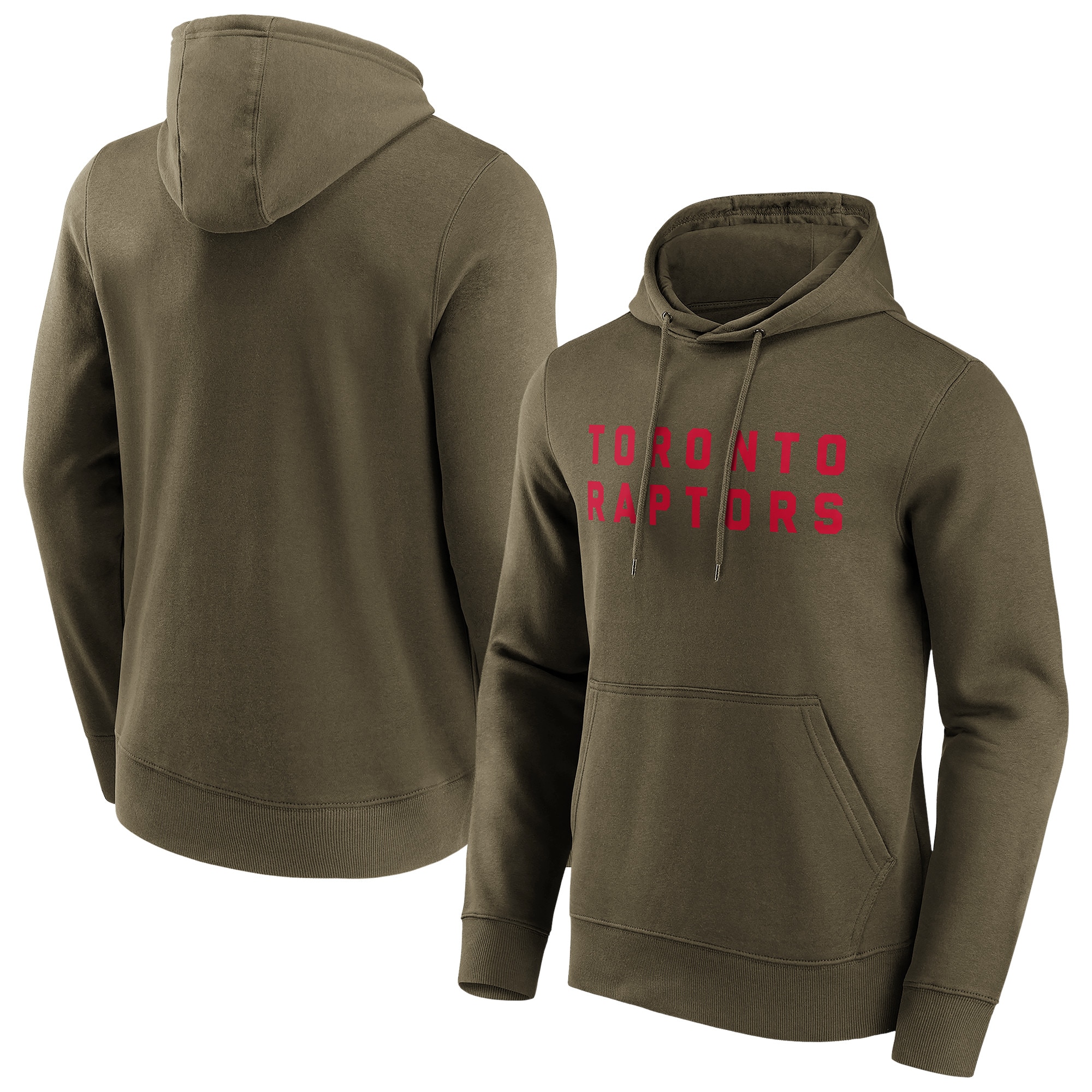 Toronto Raptors Fanatics Branded Fashion Color Wordmark Hoodie - Herren Image