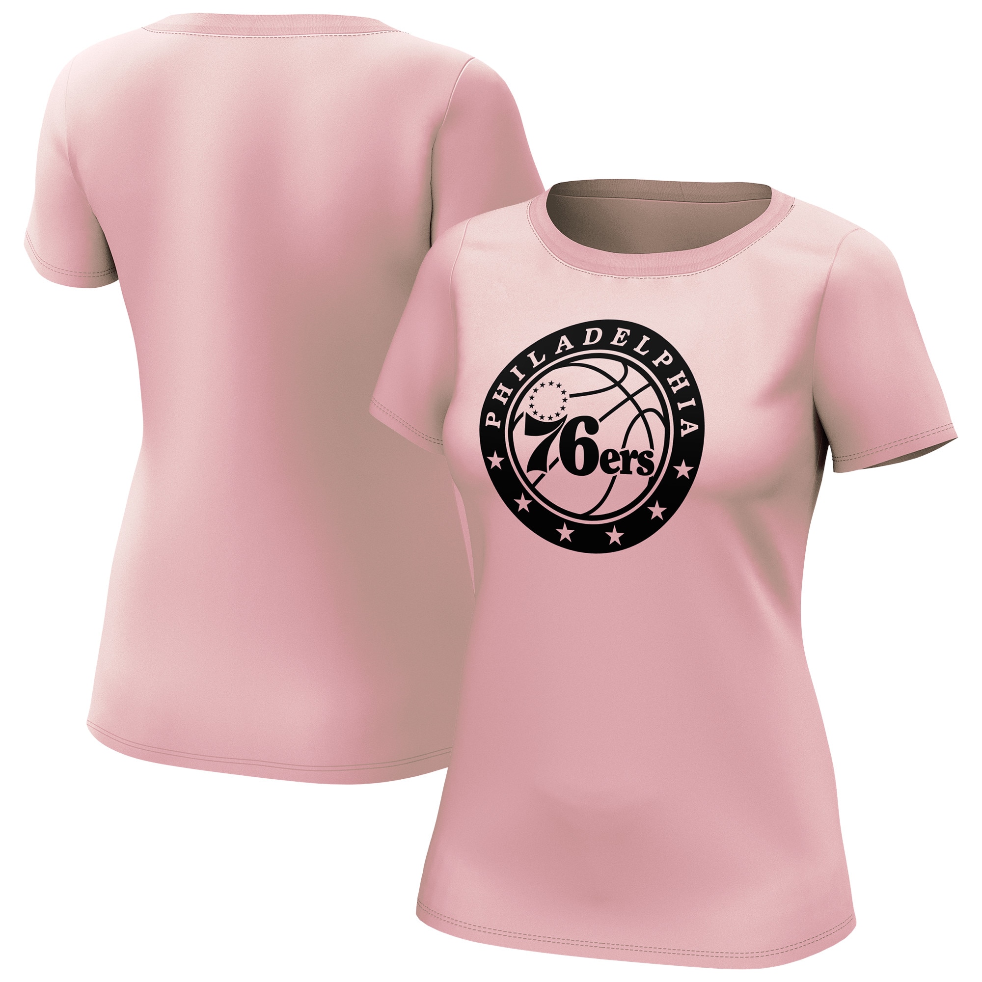 Philadelphia 76ers Fashion Color Logo T -Shirt - Frauen Image