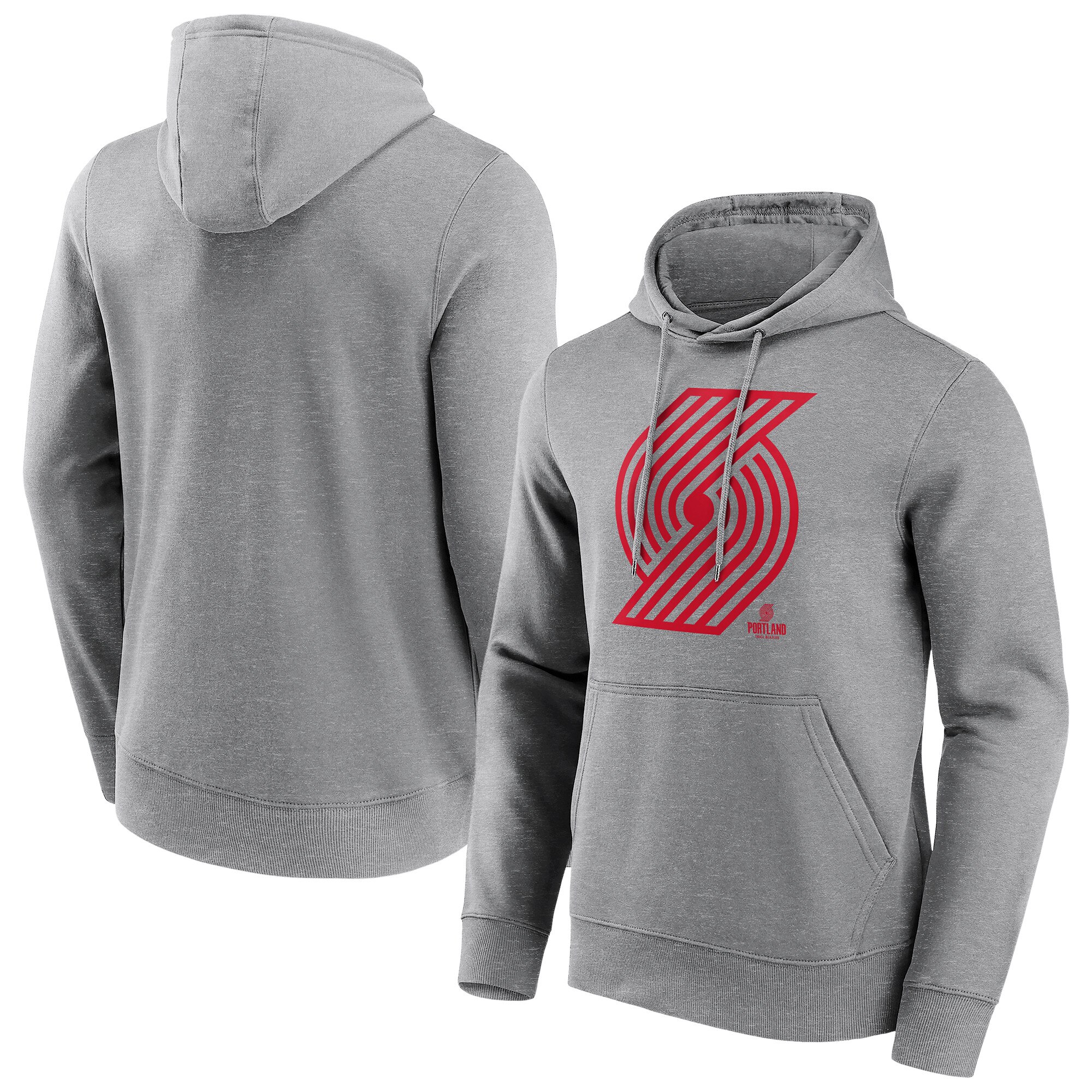 Portland Trail Blazers Fanatics Branded Mono Logo Hoodie - Herren - Big and Tall Image