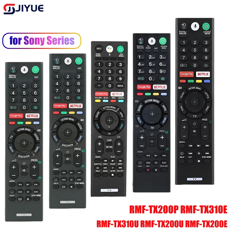 RMF-TX200P RMF-TX310E RMF-TX310U RMF-TX200U RMF-TX200E Sprachersatz-Fernbedienung mit Mikrofon für Sony 4K Smart Bravia TV Image