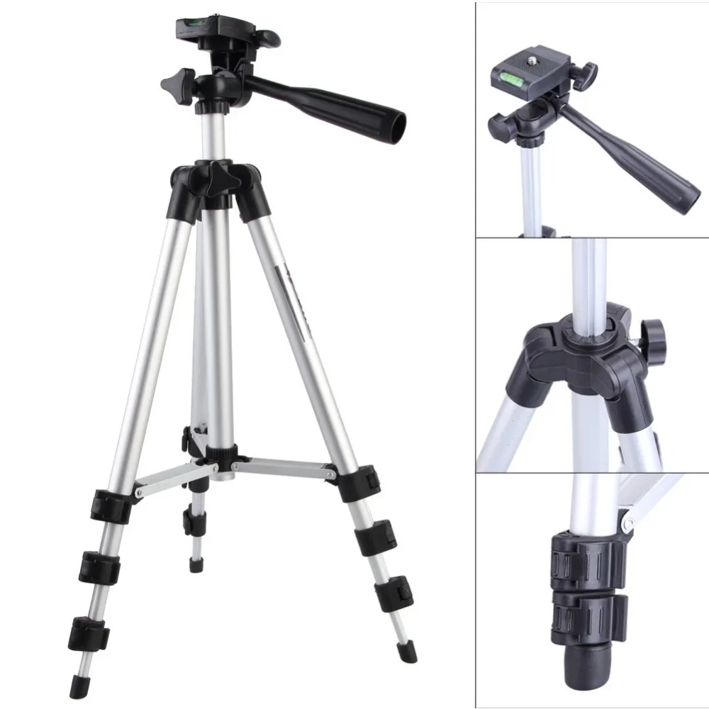 3110 Stativ Leichtes Kamerastativ 42,5 Zoll Aluminium Handy Stativ mit Tragetasche Tragbare Kamerahalterung Stativ Image