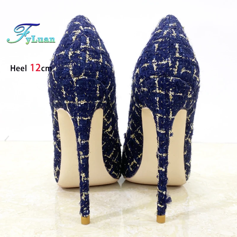 Damenschuhe, 8–12 cm, dünne High Heels, modische einzelne Schuhe, sexy, spitz, Frühling, Sommer, flacher Mund, elegante Damen-Pumps, Größe 34–45