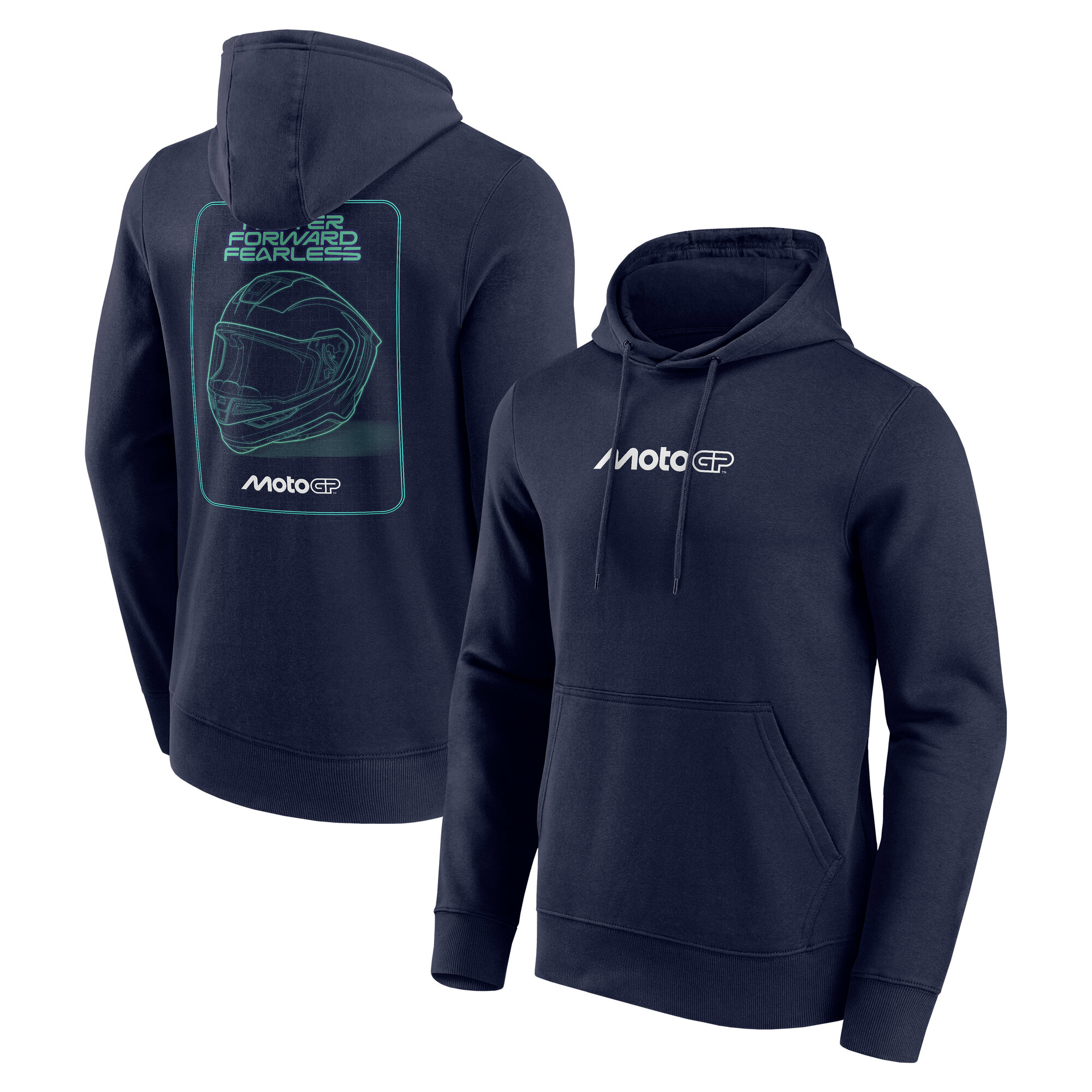 MotoGP™ Helm-Grafik-Hoodie – Marineblau Image