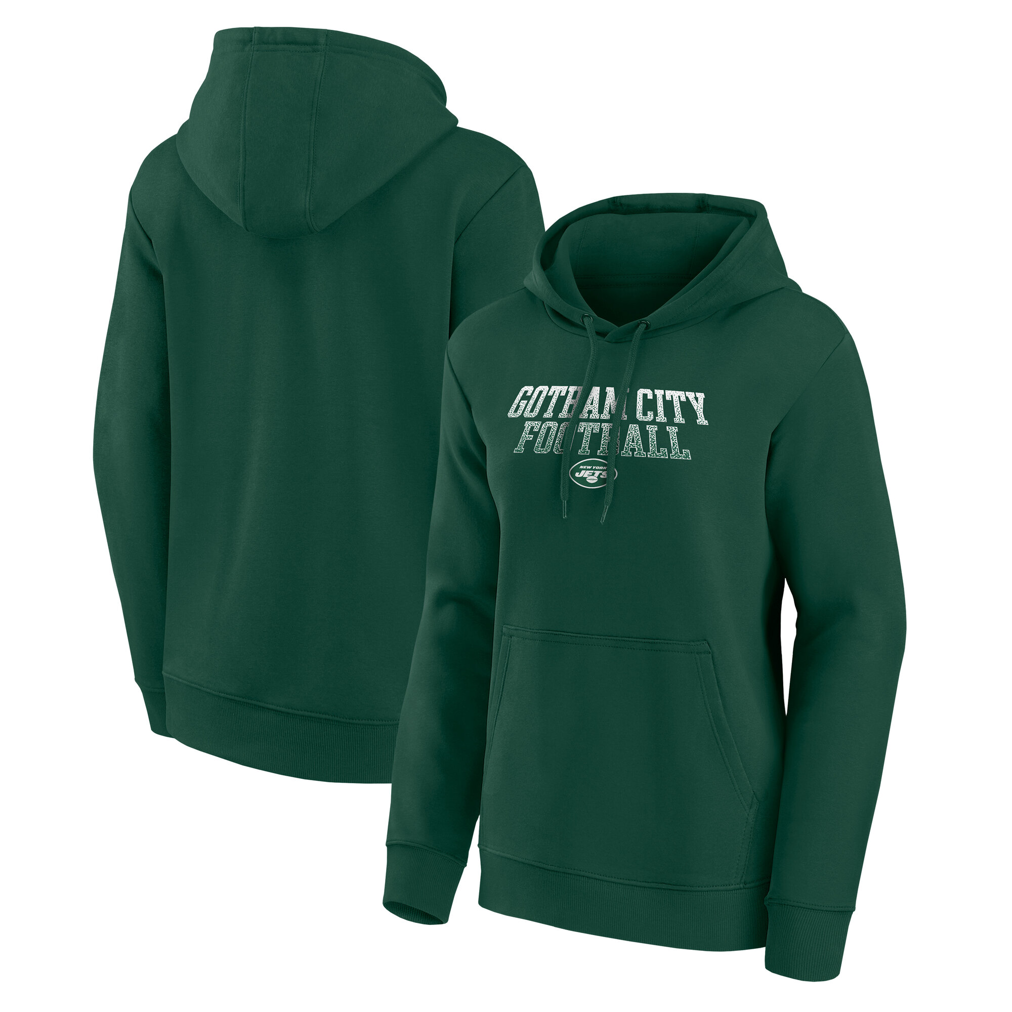 New York Jets Hometown Heavy Hitter Grafik-Hoodie - Damen Image