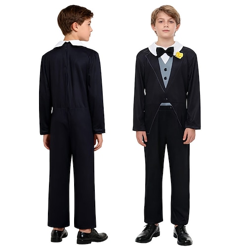 Tierdetektiv roter Fuchs Fuchs-Offizier Ausgefallene Kostüme Overall Onesie-Kostüm Cosplay-Kostüm for Herren Jungen Kinder Erwachsene Weihnachten Karneval Buchwoche Leistung Party Image