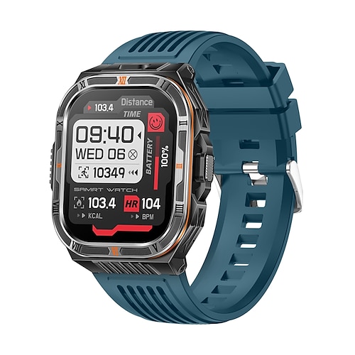 Smart Watch 2,01 Zoll Smartwatch Fitness Laufuhr Bluetooth Schrittzähler Anruf-Erinnerung Fitness Tracker für Android iOS Frauen Männer Lange Standby wasserdicht Schrittzähler IP68 22mm Image