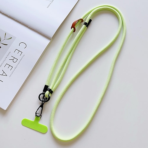 Neues, modisches Handy-Lanyard – extra langes Nackenband mit verstärkter Oberfläche für Outdoor-Sportarten wie Wandern, Kamera und Rucksackreisen – Unisex-Handgelenkkette Image