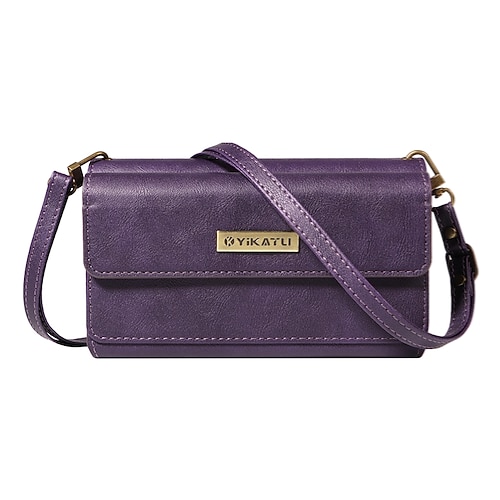 Handy Hülle Handyhüllen Für iPhone 17 Pro Max 17 Air 16 15 14 Pro Max Plus 16e 13 Pro Max Brieftaschenhülle Vollschutz mit Trageriemen Stoßfest Retro TPU PU-Leder Image