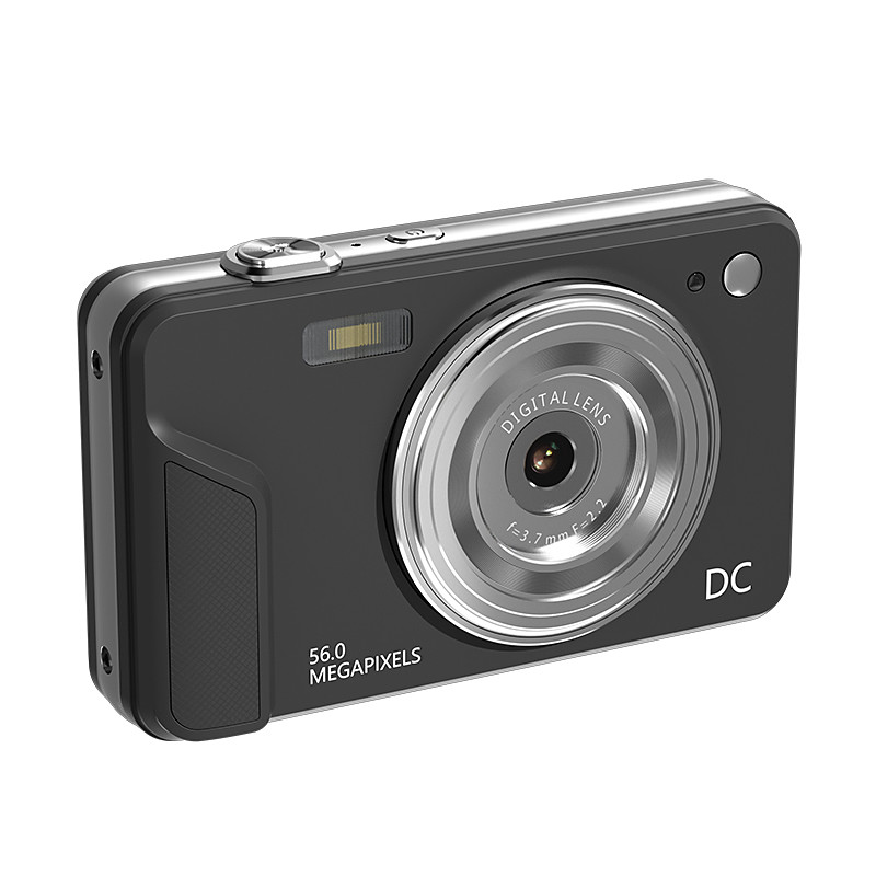 Digital Camera 56MP Cameras for Photography Point and Shoot Digital Camera with Auto Focus Dual Camera Flash 16X Zoom Anti Shake 128GB Card Compact Vlogging Camera for Teens Adults