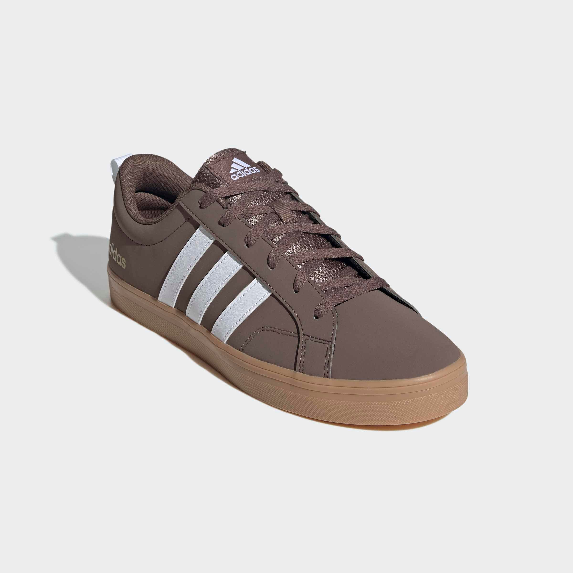 Sneaker ADIDAS SPORTSWEAR "VS PACE 2.0", Herren, Gr. 38,5, earth strata, cloud weiß, gold metallic, Synthetik, Textil, Schuhe Sneaker