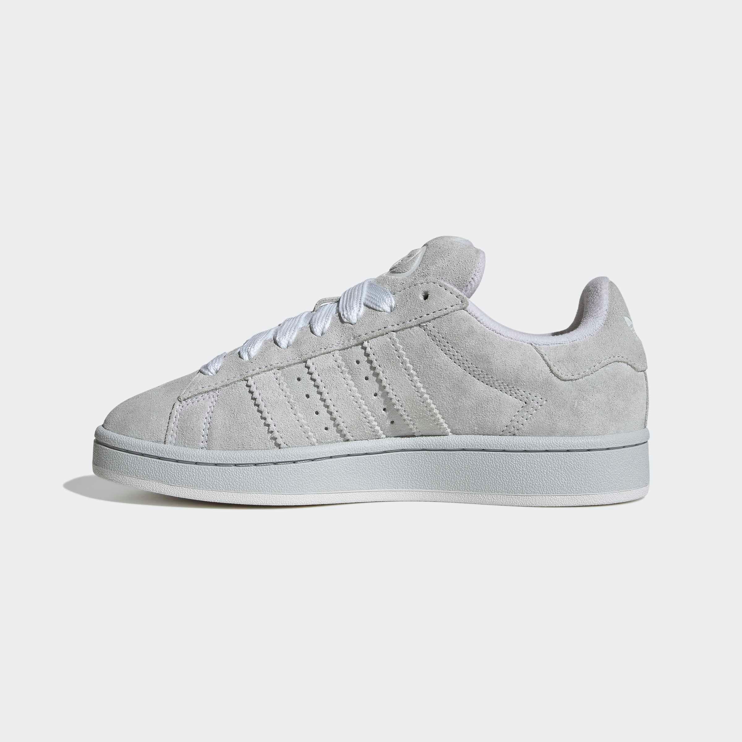 Sneaker ADIDAS ORIGINALS "CAMPUS 00S", Damen, Gr. 40, clear onix, cloud weiß, cloud weiß, Leder, Schuhe Sneaker