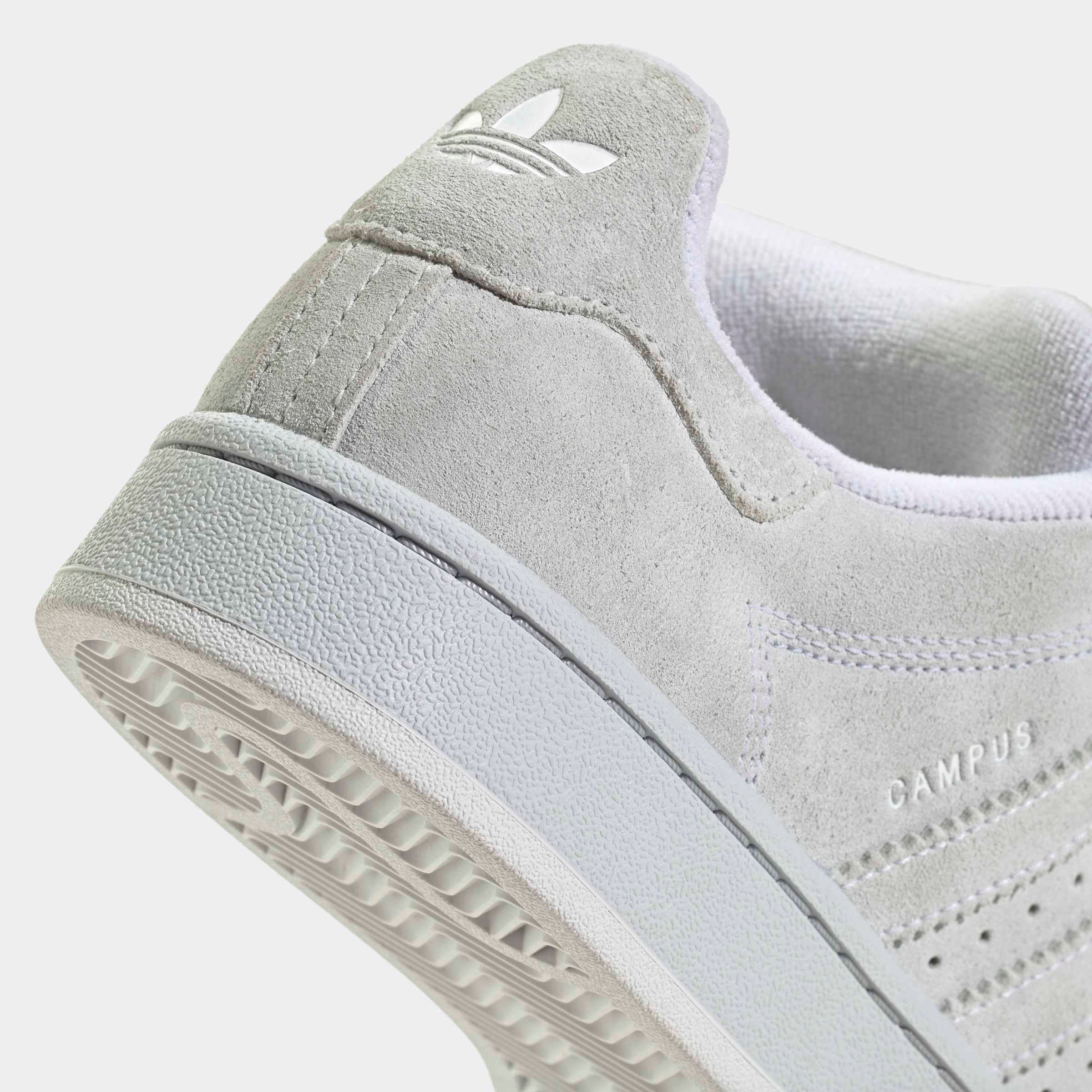 Sneaker ADIDAS ORIGINALS "CAMPUS 00S", Damen, Gr. 39, clear onix, cloud weiß, cloud weiß, Leder, Schuhe Sneaker