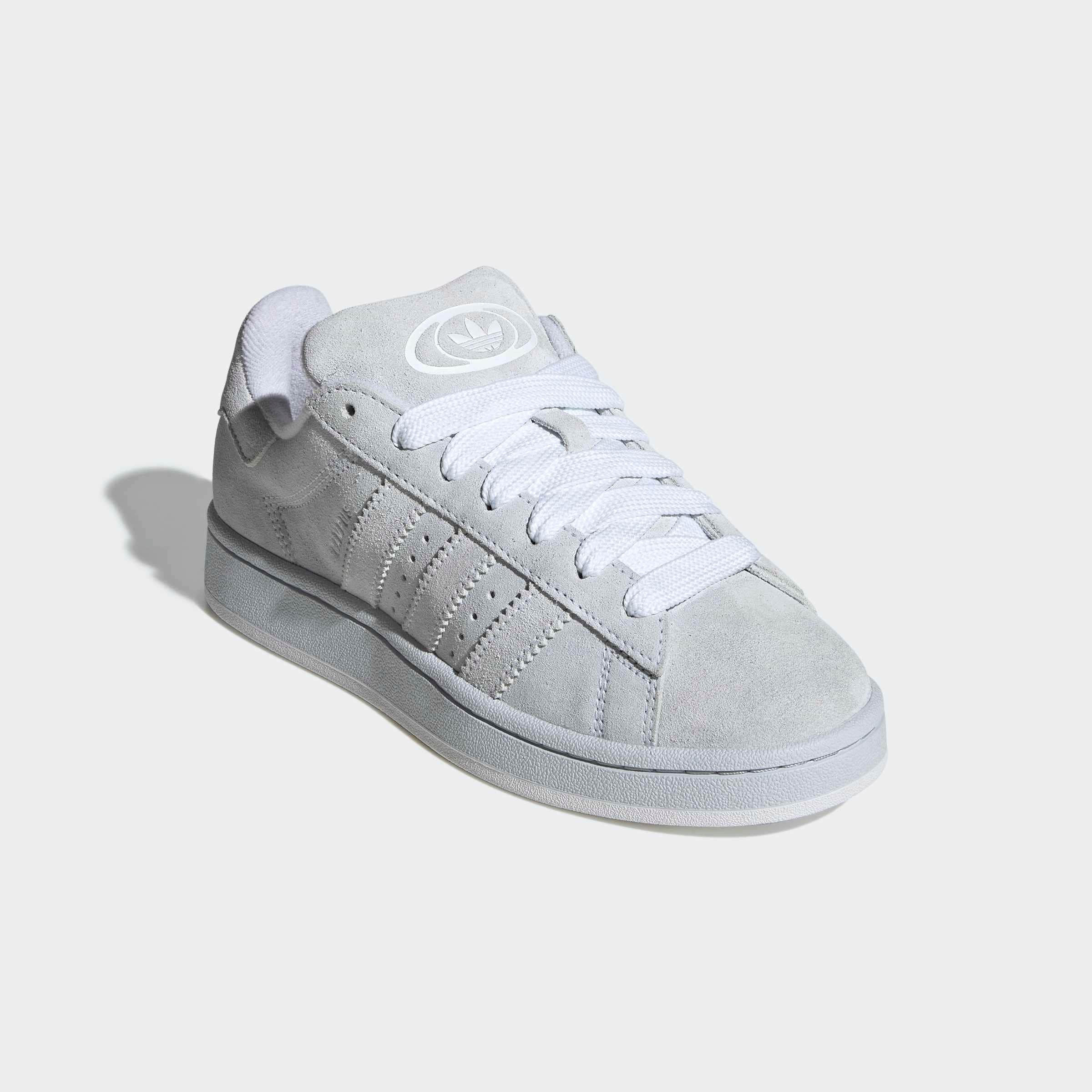 Sneaker ADIDAS ORIGINALS "CAMPUS 00S", Damen, Gr. 40,5, clear onix, cloud weiß, cloud weiß, Leder, Schuhe Sneaker