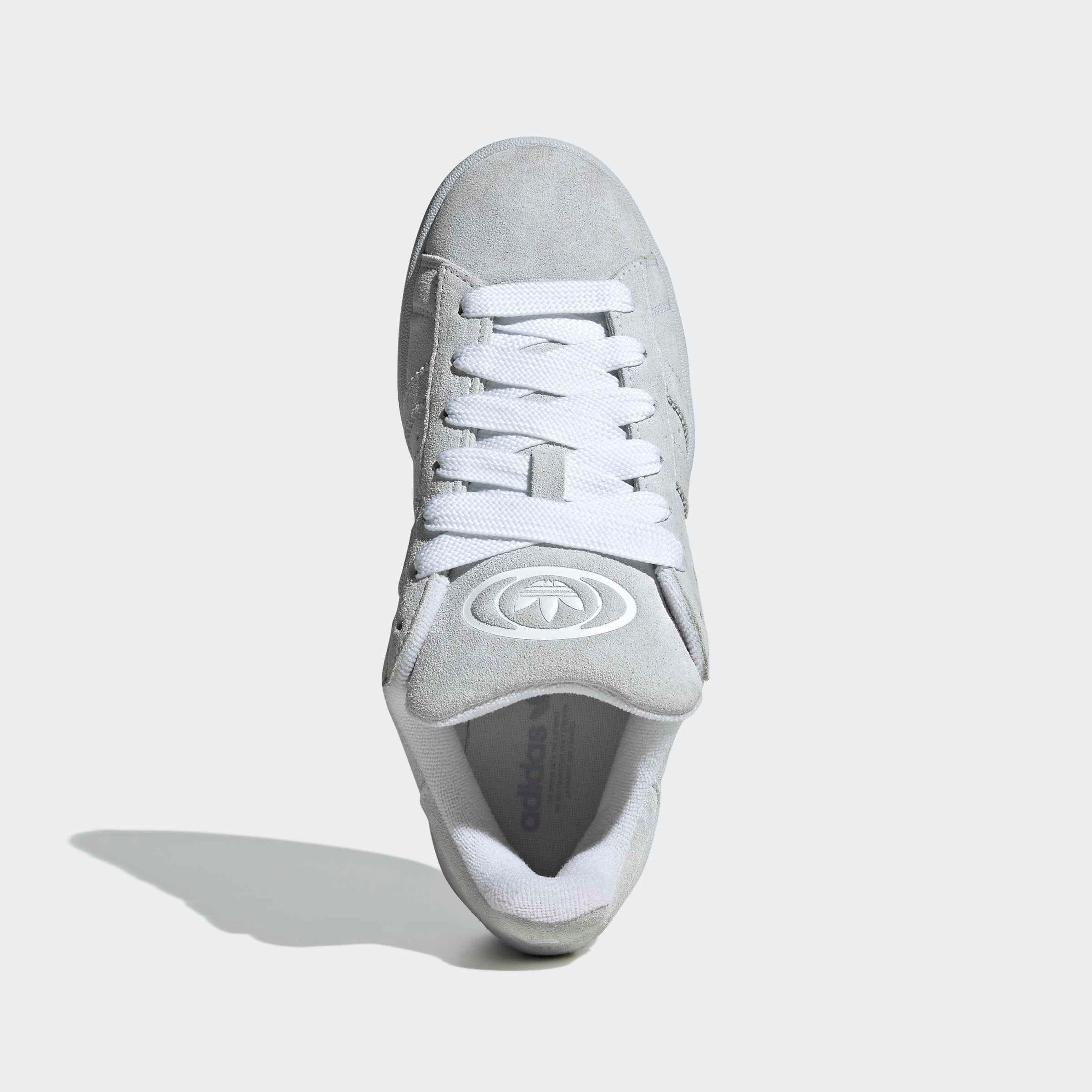 Sneaker ADIDAS ORIGINALS "CAMPUS 00S", Damen, Gr. 36, clear onix, cloud weiß, cloud weiß, Leder, Schuhe Sneaker
