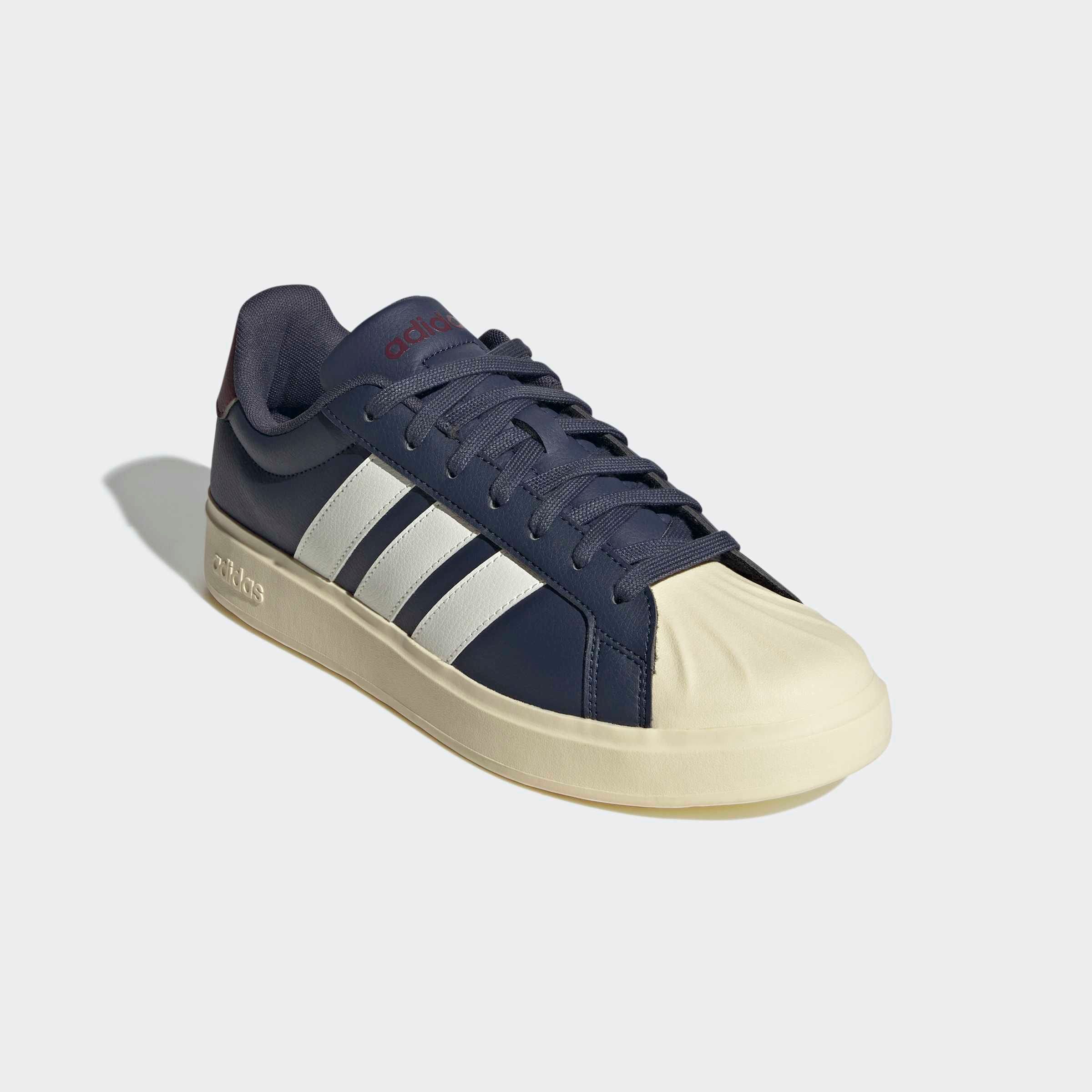 Sneaker ADIDAS SPORTSWEAR "STREETTALK", Damen, Gr. 45, shadow navy, sanftes weiß, shadow rot, Synthetik, Schuhe Sneaker