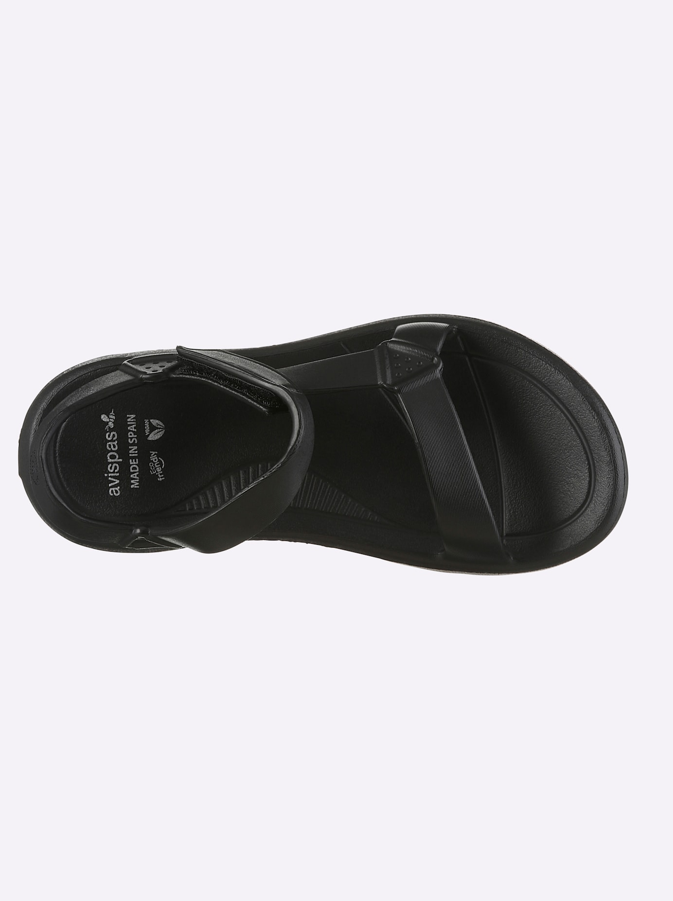 Badesandale CASUAL LOOKS, Damen, Gr. 37, schwarz, Schuhe