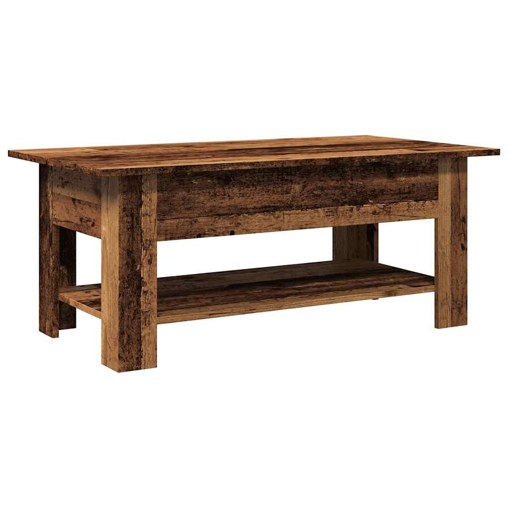 vidaXL Couchtisch Altholz-Optik 102x55x42 cm Holzwerkstoff Image