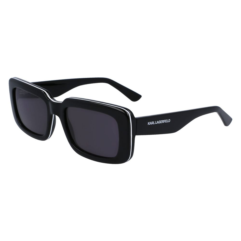 Karl Lagerfeld Schwarze Eingespritzte Sonnenbrille Image