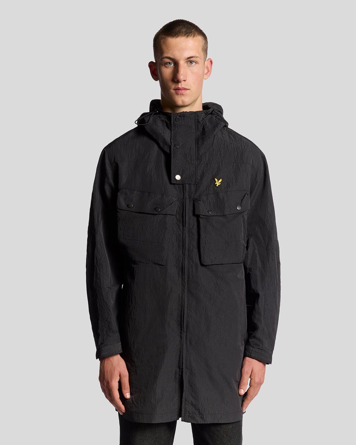 Lyle & Scott Wasserabweisender Guard Parka - Schwarz Image