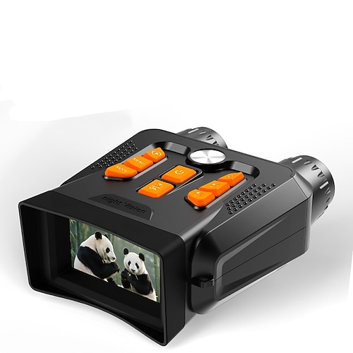 Binocolo 1080p, dispositivo per visione notturna a infrarossi, zoom 5x, funzionamento giorno/notte, può scattare foto e video con zoom digitale, adatto per viaggi all'aperto e visione notturna