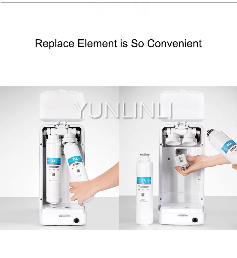 5L Direkt Trinkwasserreiniger Haushalt Desktop RO Umkehrosmose Reiniger Schnelle Heizung & Filter Wasserreiniger Image