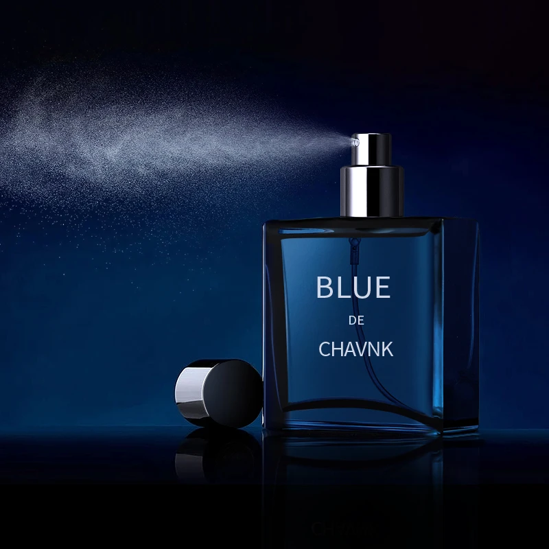 Luxury Men Perfume Classic Blue Cologne Spray Fresh Fragrance Long Lasting Aroma Eau De Parfum Pheromone Parfums Homme