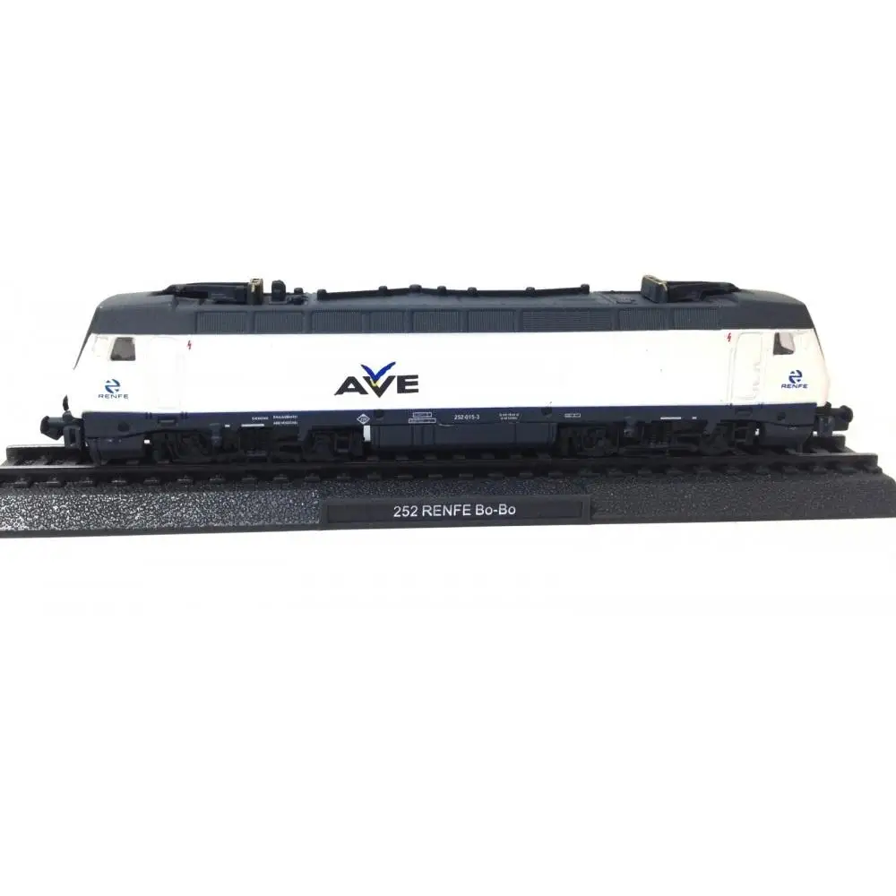 Del Prado, statisches Modell einer Hochgeschwindigkeits-Lokomotive mit 4 Achsen in Spanien, Maßstab N 1:160, Druckguss-Miniatur ohne Motor, Weltlokomotive-Sammlung,