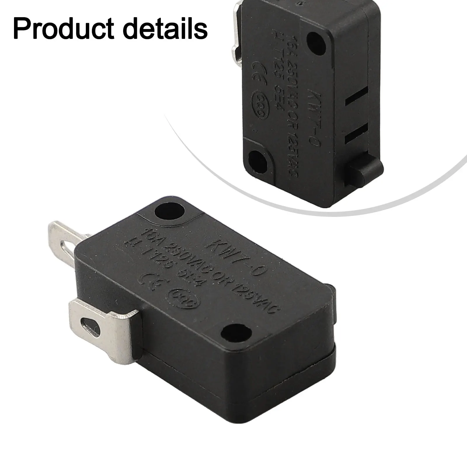 1Pc KW7-0 16A Small Switch Air Fryer Microwave Oven Switchs 220V Kitchen Appliances Accessories Replace Kits For Most Appliances