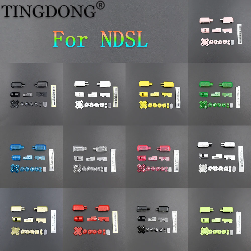 Ersatz A B X Y L R D Pad Kreuz Taste Volle Taste Set Für DS Lite NDSL Tasten Für DS Lite Für NDSL Konsole Image