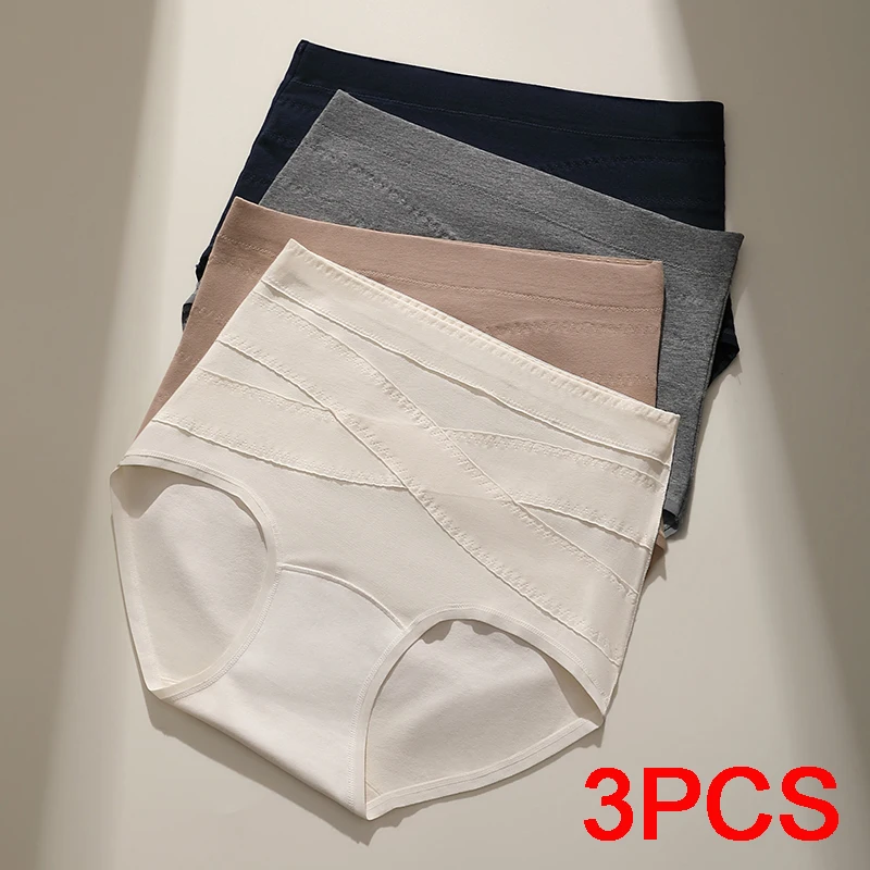 Damen-Baumwoll-Slip, modische Unterwäsche für Frauen, dreieckiges Höschen, Übergröße, Höschen, Dessous, sexy Set, Damen-Bauchreduzierung Image