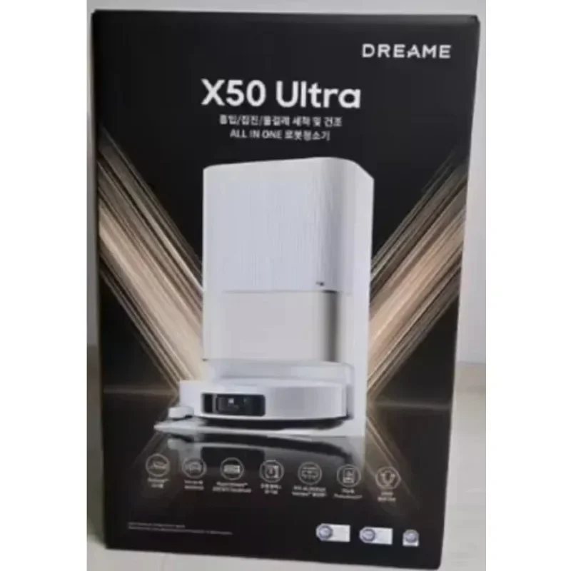 Hochwertiger DREAME X50 Ultra Roboterstaubsauger und Wischroboter – mit automatischer Entleerung, Selbstreinigung des Mopps, Hindernisvermeidung und 360° ° Navigation Image