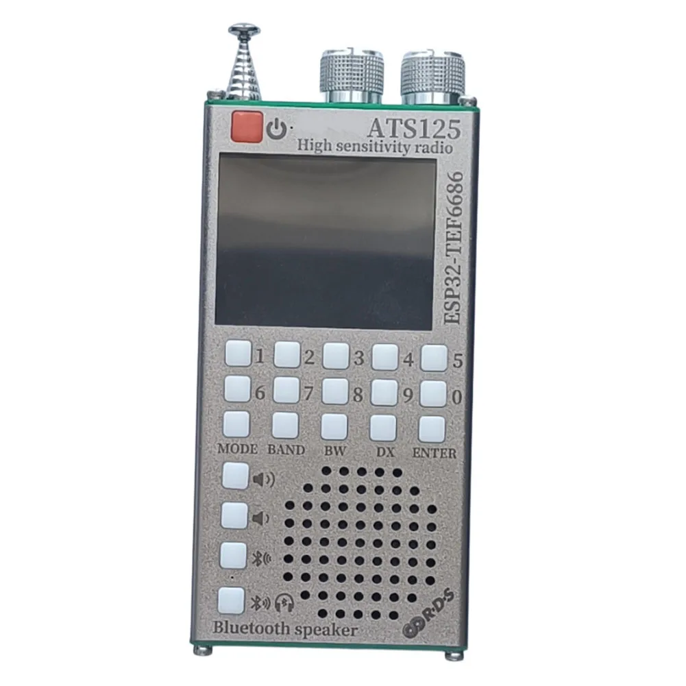 ATS125 FM-Radio mit TEF6686-Chip, 2 4-Zoll-IPS-Touchscreen, numerischer Eingang und 2500-mAh-Akku für den tragbaren Einsatz Image
