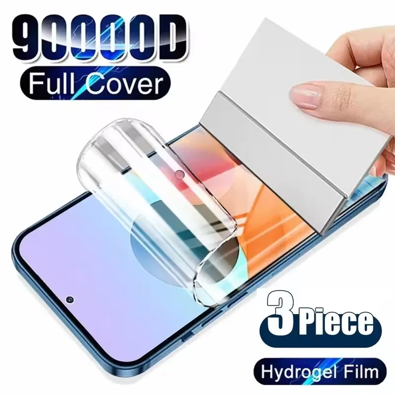 3Pcs Hydrogel Film Für Motorola Moto 5G Glas G84 G54 G34 G14 G73 G53 G23 G13 G20 G30 g100 Screen Protector Image