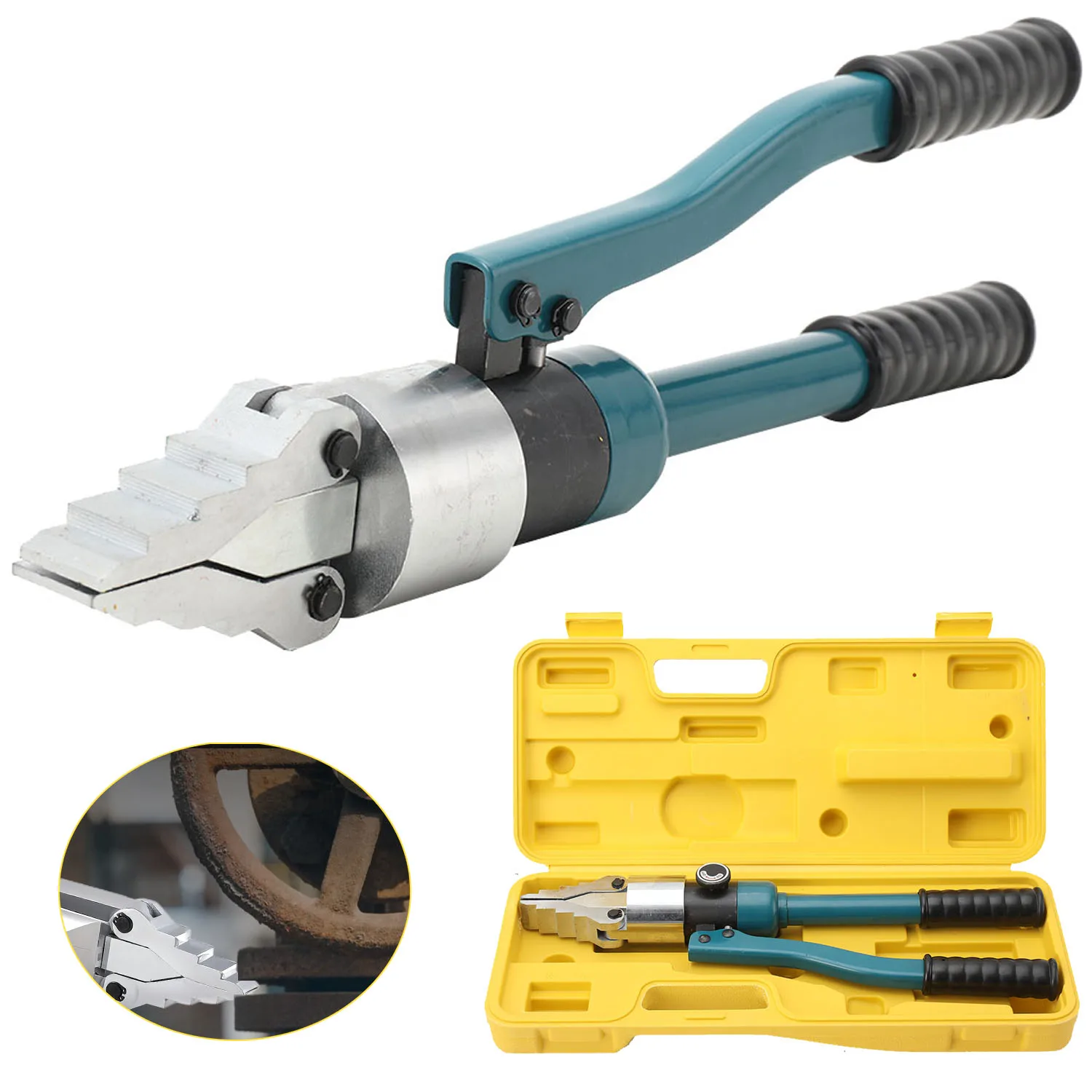 Hydraulischer Flanschverteiler 8T, hydraulische Expansionsmaschine, tragbares Spreader-Trennwerkzeug, manueller Flanschverteiler Image